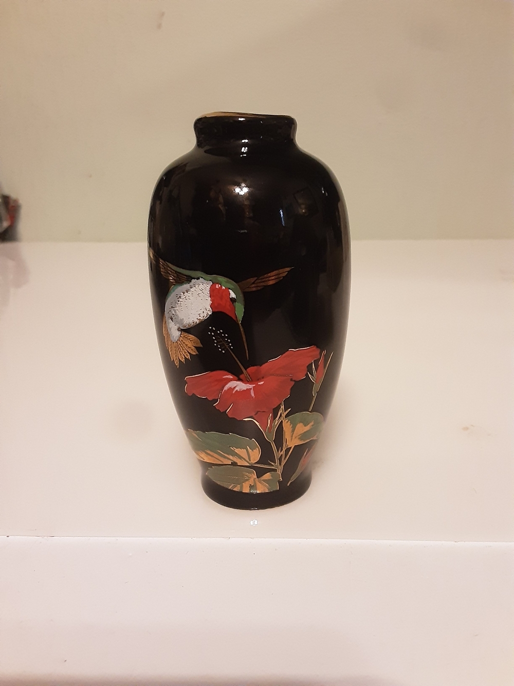 4 Inch Small Black Humminnbird Bud Base (40)